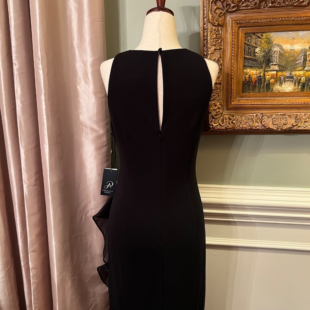 Adrianna Papell Black wedding guest maxi - Picture 9 of 10